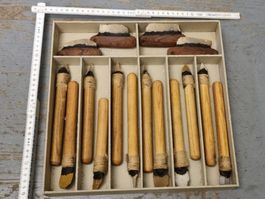 Prähistorische Werkzeuge Messer Schneide.