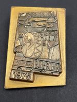 Biel Bienne Fasnachtsplakette 1975 Goldig