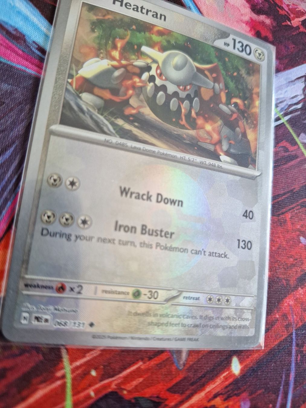 Pokémon Carte collezionabili: Heatran - Prismatic Evolution - Pokeball Reverse Holo – Usato da Altstätten SG venduto da GGsGameshop 1