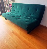 Designer Schlafsofa Samt Grün (war 770.-)