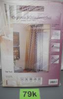 Organza Schlaufenvorhang, Schal 135 x 245 cm, Nr. 79k