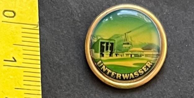 Swiss Placchette & Badge: Unterwasser Seilbahn, Pin – Usato da Ostermundigen venduto da DaxKarten-75