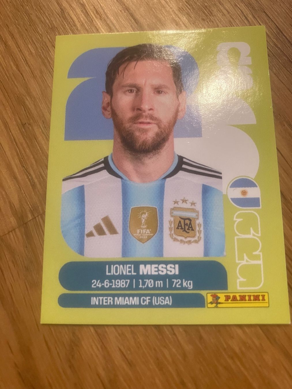 Panini Sammelbilder & Trading cards: Panini 2026: Lionel Messi – Neu (gemäss Beschreibung) aus Basel von Vanessas
