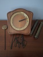 Holz Wanduhr Pendeluhr Kettenuhr Vintage Style
