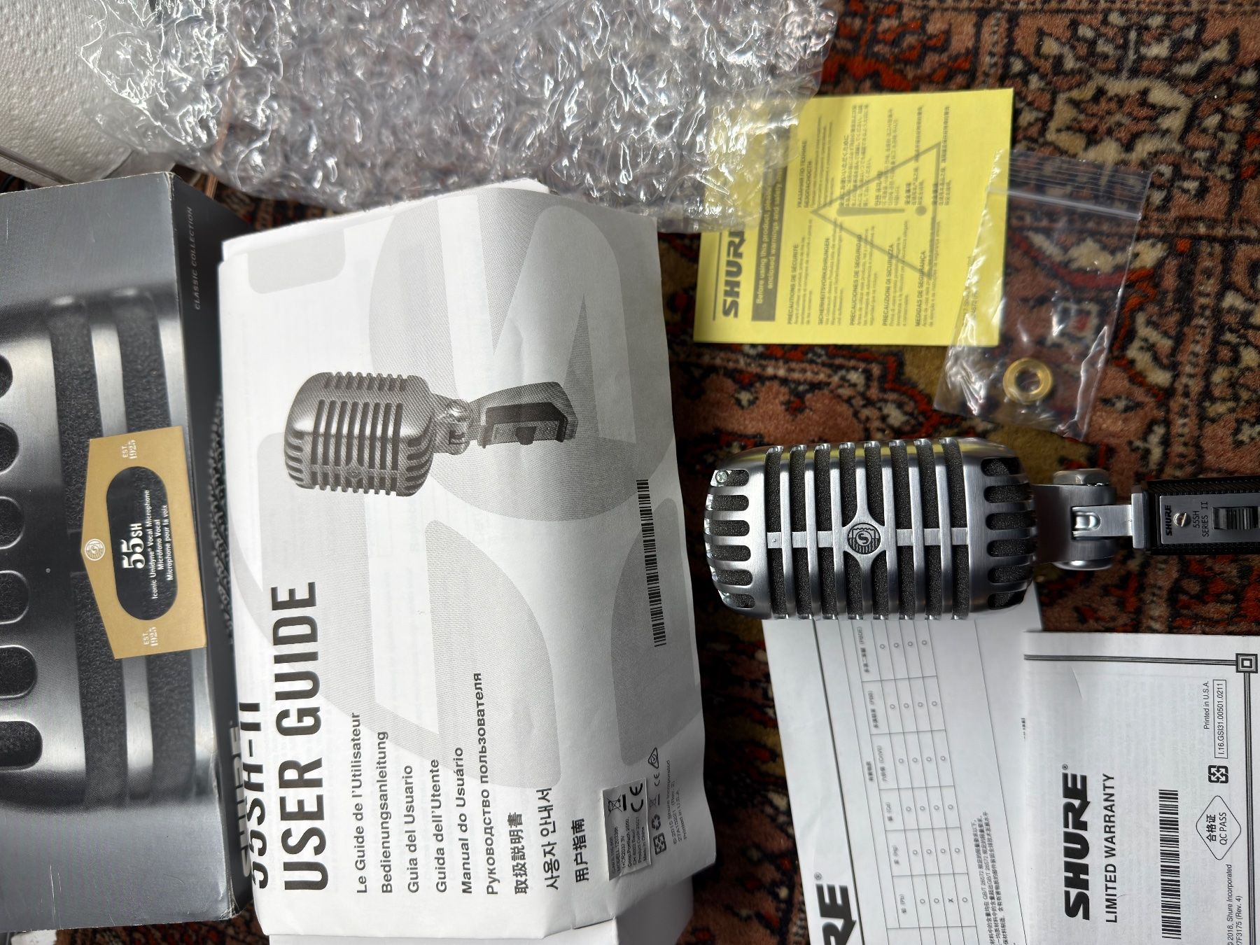 Shure 55SH Series II Iconic Vocal Microphone - tested (Neu (gemäss ...