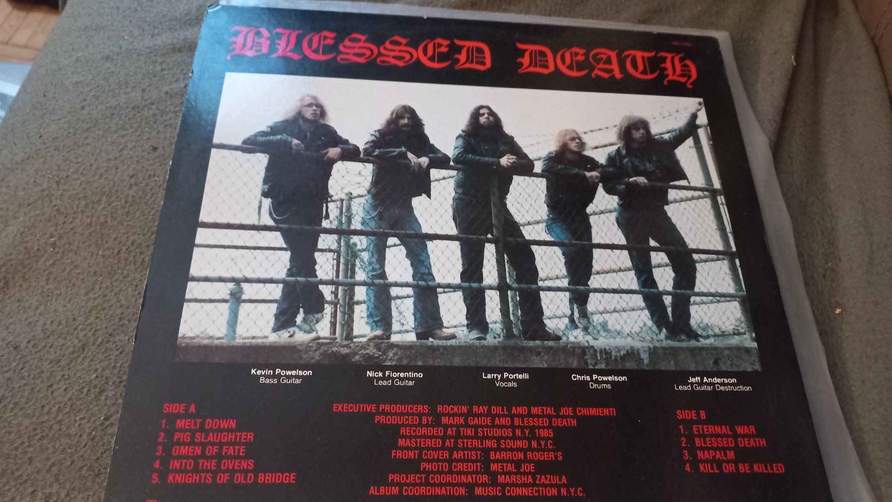 Schallplatten: BLESSED DEATH-Kill or.. LP Vinyl Thrash Metal – Gebraucht aus Olten von Donatello1984 1