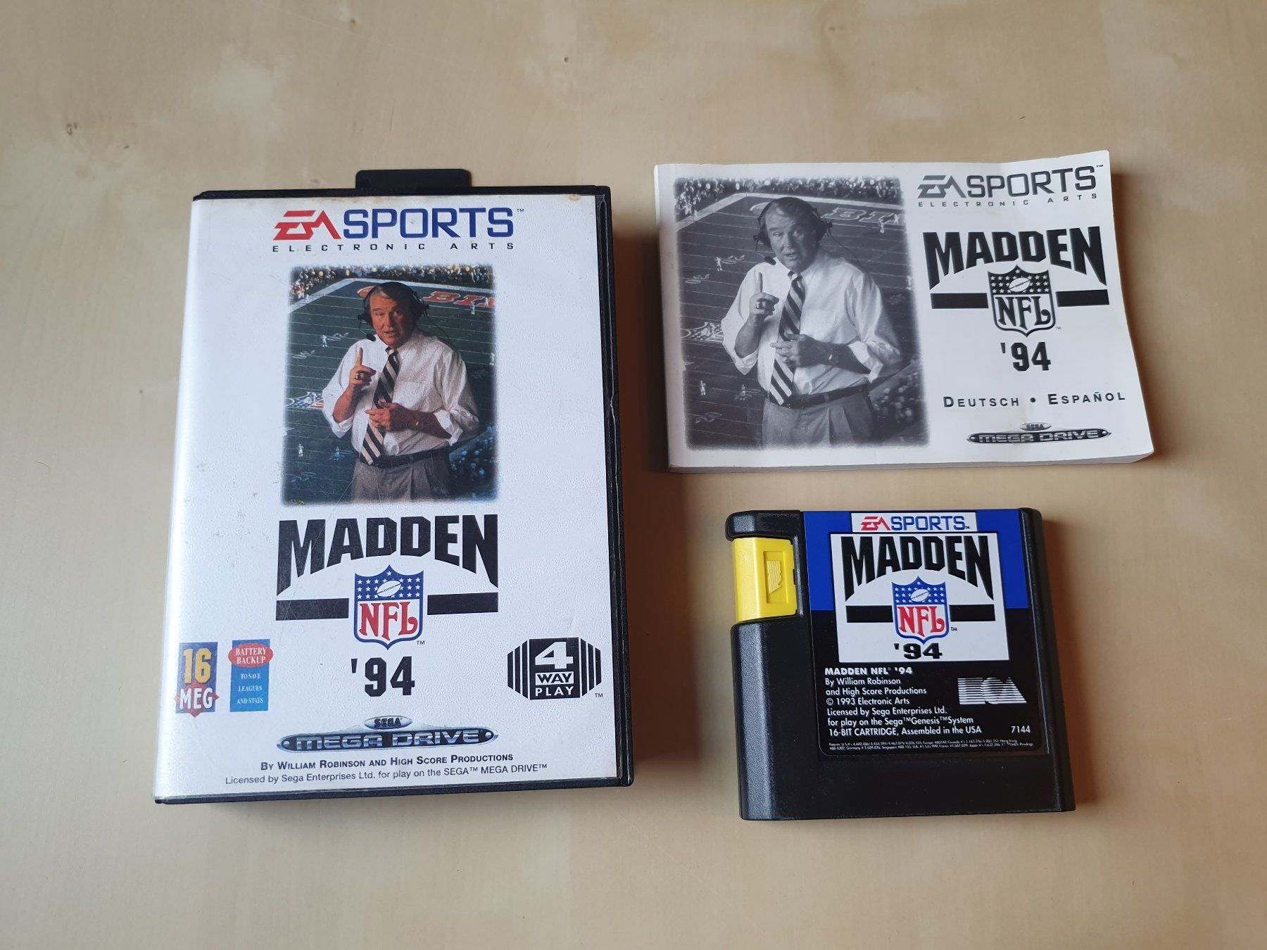 Sega Giochi: Madden NFL 94 – Usato da Stansstad venduto da collectorsshop 2