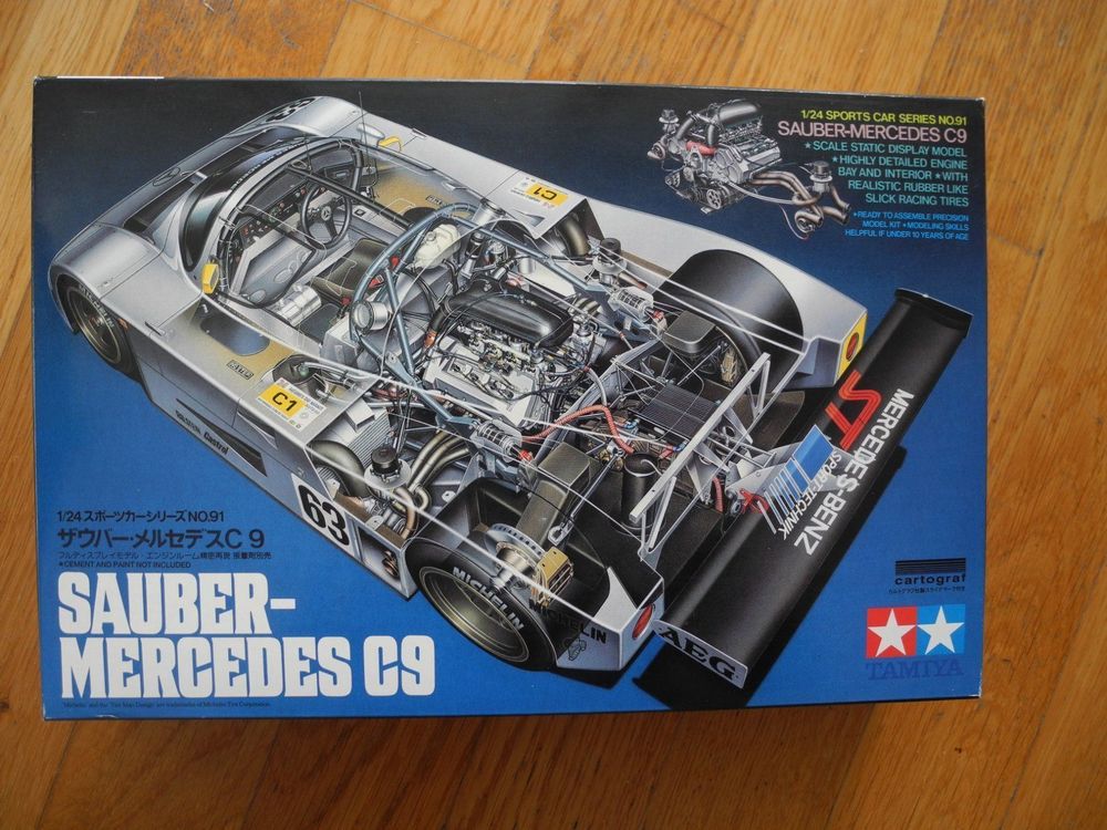 Sauber-Mercedes C9 TAMIYA 1:24 1989 neu | Kaufen auf Ricardo