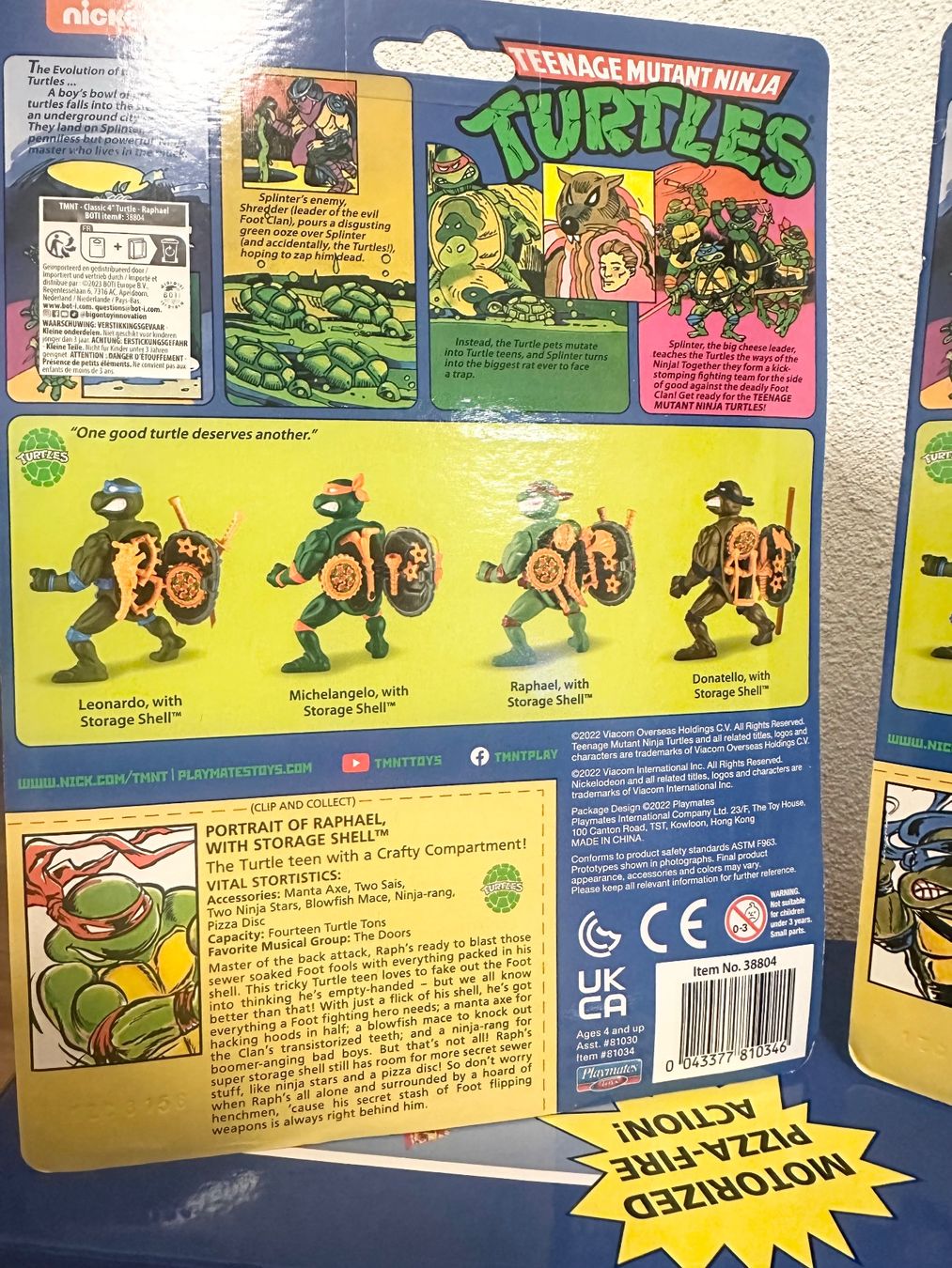 Giocattoli: TMNT Pizza Thrower Leonardo Raphael ninja turtles neu set – Nuovo e nell'imballaggio originale da Baar venduto da Mic_vL 5