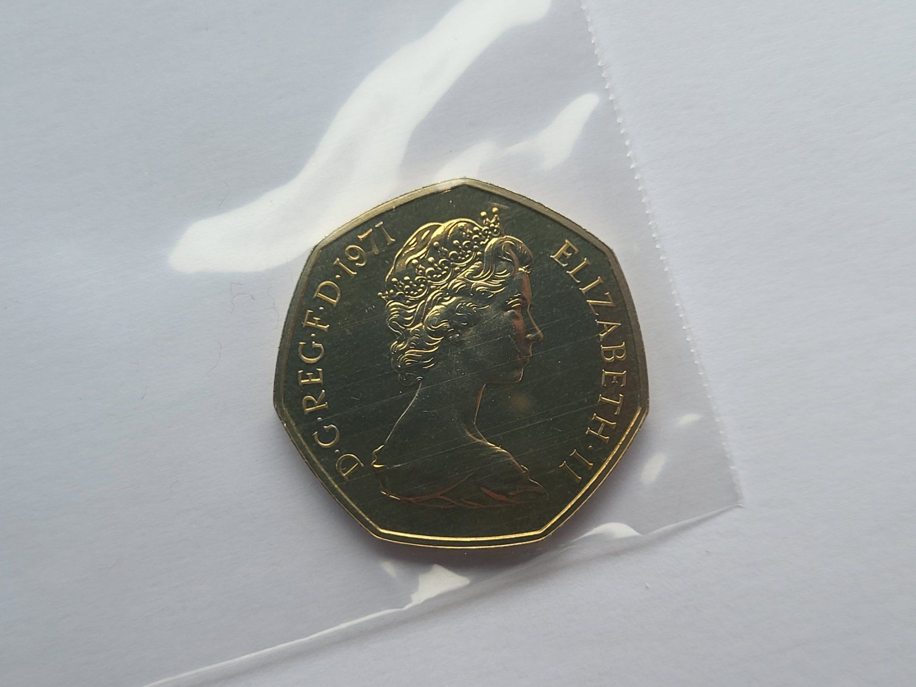 Tutti le monete: 50 Pence 1971 PP – Nuovo (secondo la descrizione) da Pravidondaz venduto da LVtik 1
