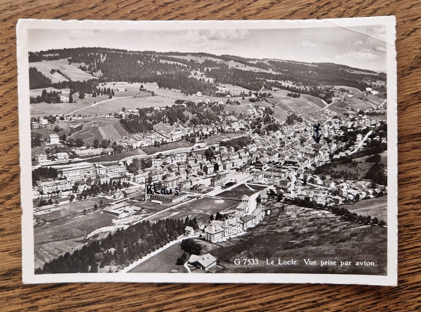 Cartoline postali: Le Locle, 40iger Jahre – Usato da Ebikon venduto da Donar50