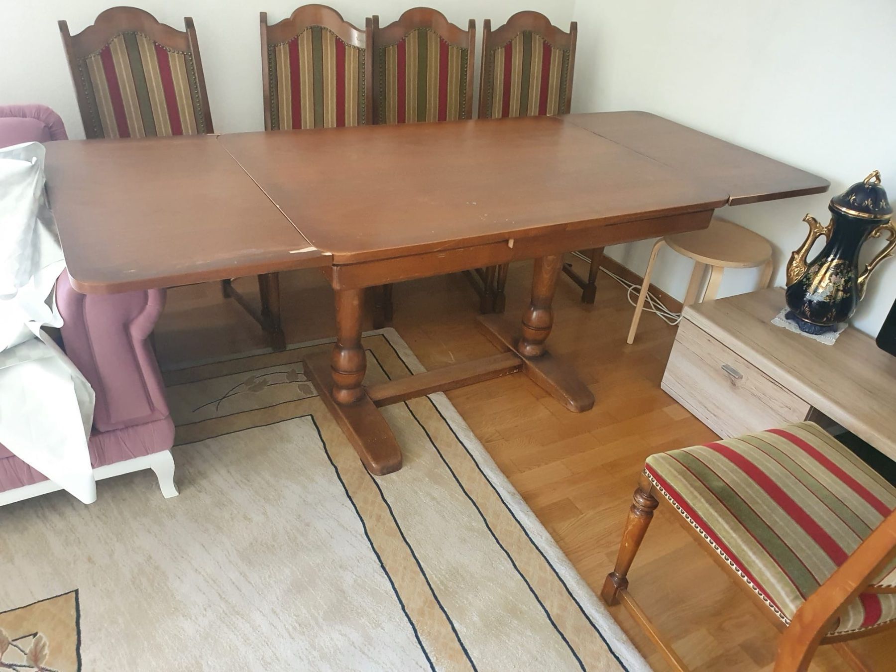Tavoli: Antike Esstisch Tisch Länge 120 bis 208cm – Usato da Zürich venduto da Alibaba1234 4