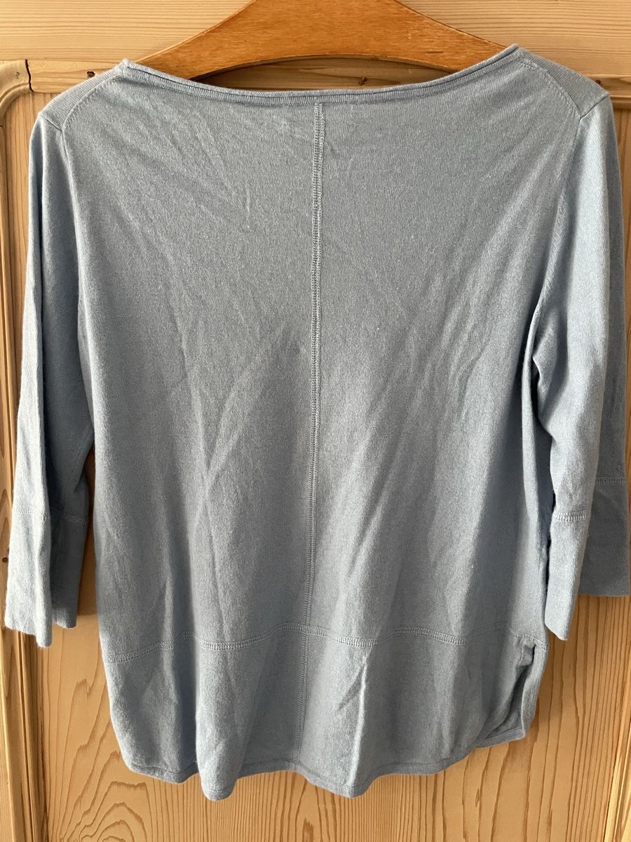 Pulls & Sweat-shirts: Thymian Pullover Baumwolle Kaschmir hellblau Grösse XS – D'occasion à Rorschach par brionvega 5