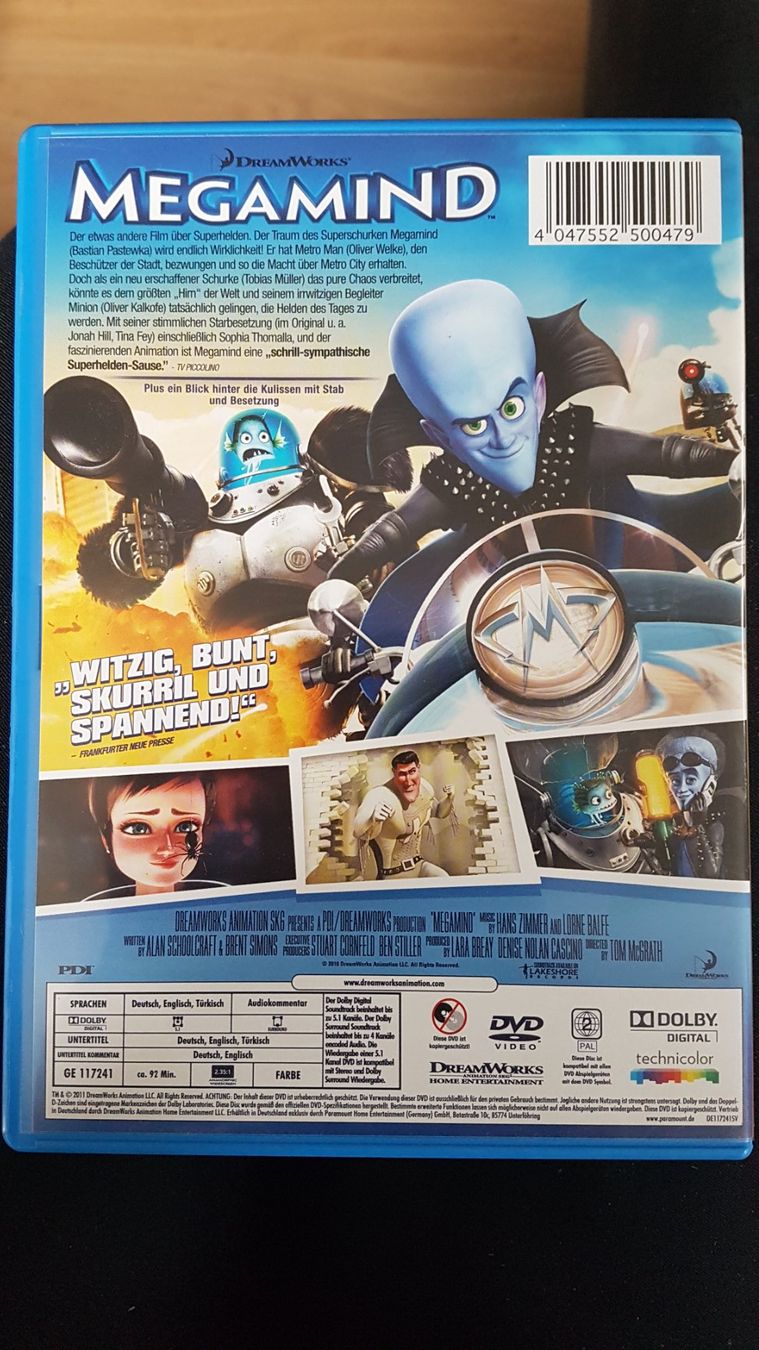 Alle DVDs: DVD "Megamind" – Gebraucht aus Buttisholz von Simone_n 1