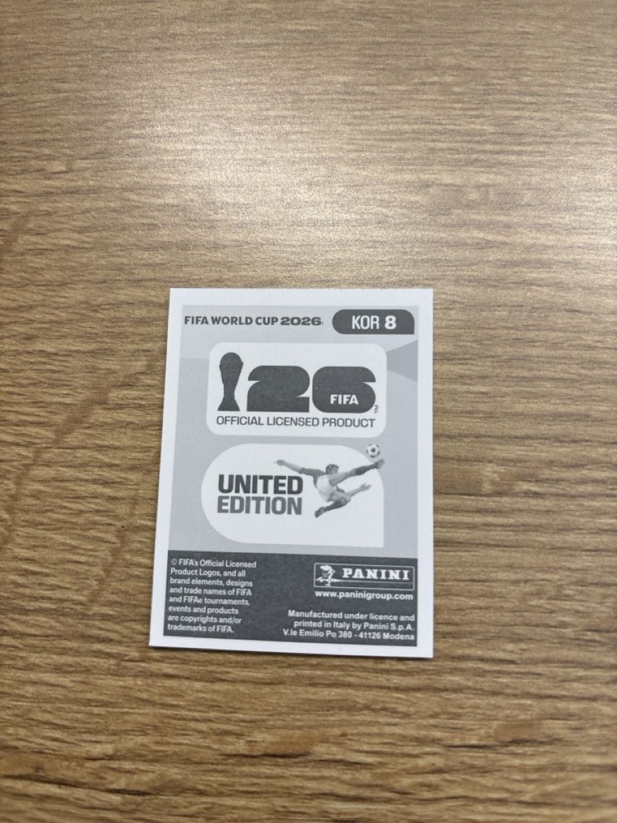 Panini Carte collezionabili: Panini Fifa WM 2026, KOR 8 – Nuovo (secondo la descrizione) da Niederwil AG venduto da pat_l6fn 1
