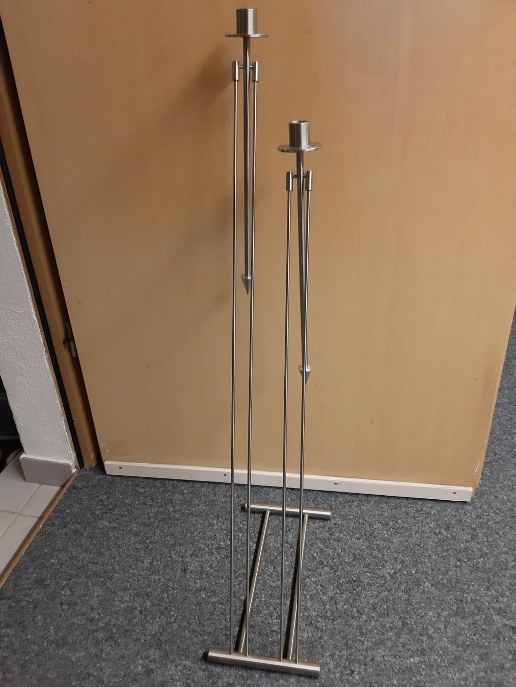 Portacandele: Kerzenständer Edelstahl 90cm hoch – Usato da Schmitten FR venduto da ReniStern