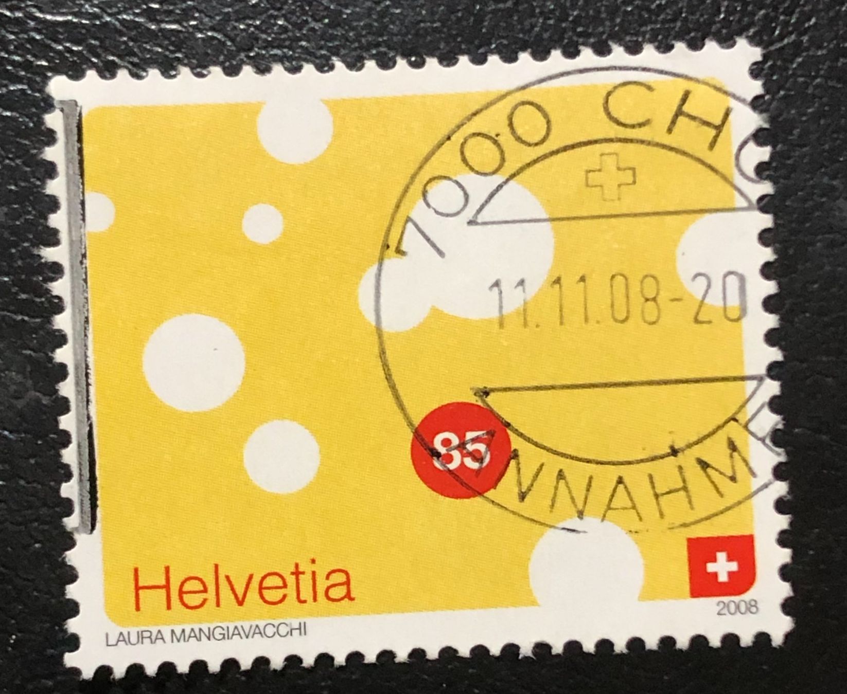 Tutti i francobolli: Nr.1284 Käse GESTEMPELT 2008    – Usato da Aarau venduto da Billa007