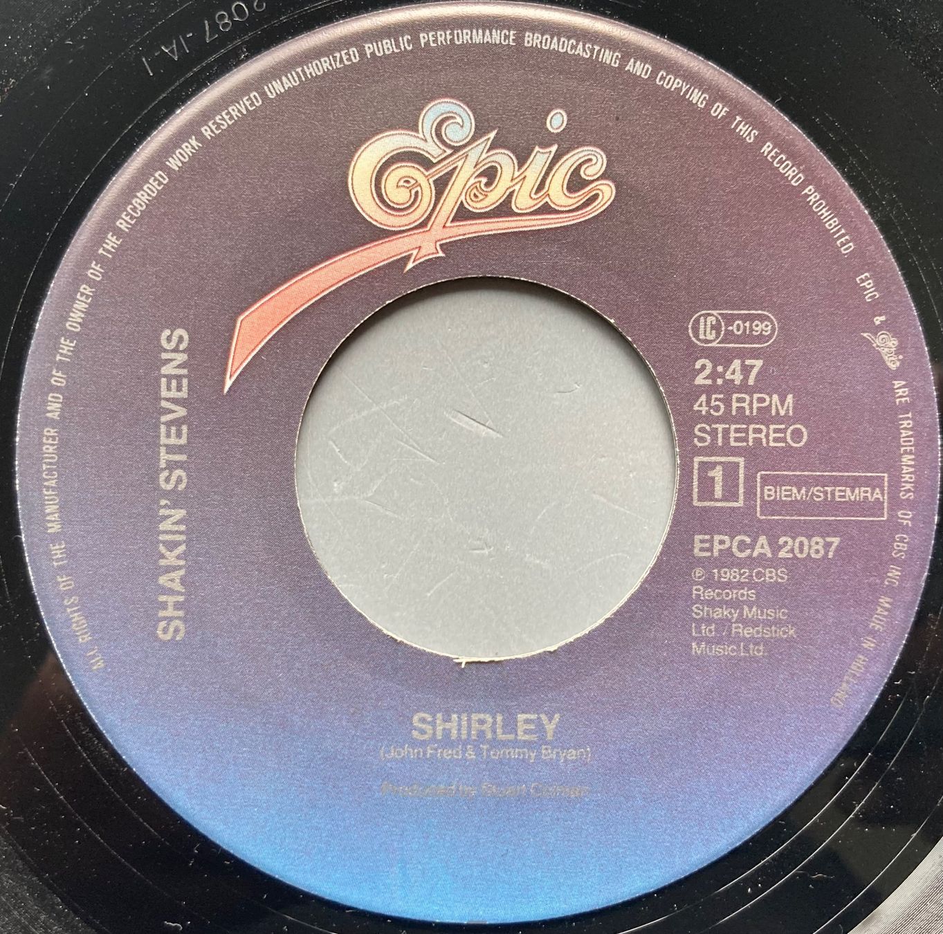 Dischi in vinile: SHAKIN' STEVENS - SHIRLEY – Usato da Poliez-Pittet venduto da Newtown-Records 2