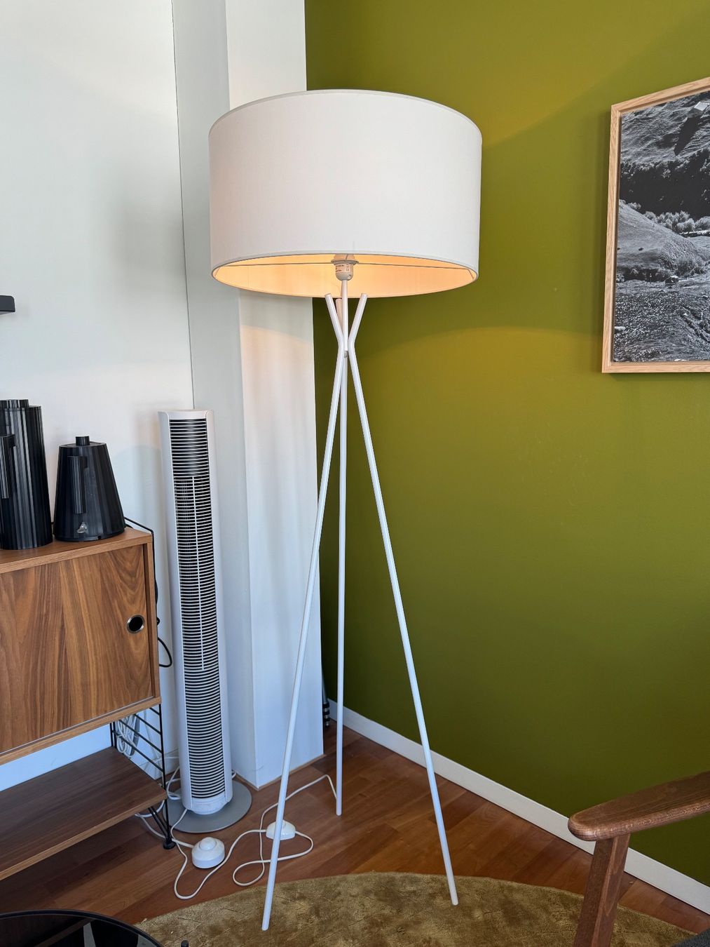 Pfister Lampade: Design Stehlampe weiss – Usato da Zumikon venduto da v50_gqs8 2
