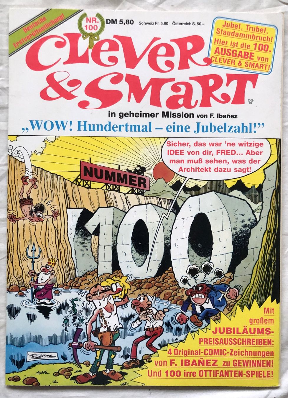 Fumetti: CLEVER & SMART - Nr.100 - 1.Auflage – Usato da Schaffhausen venduto da durruti