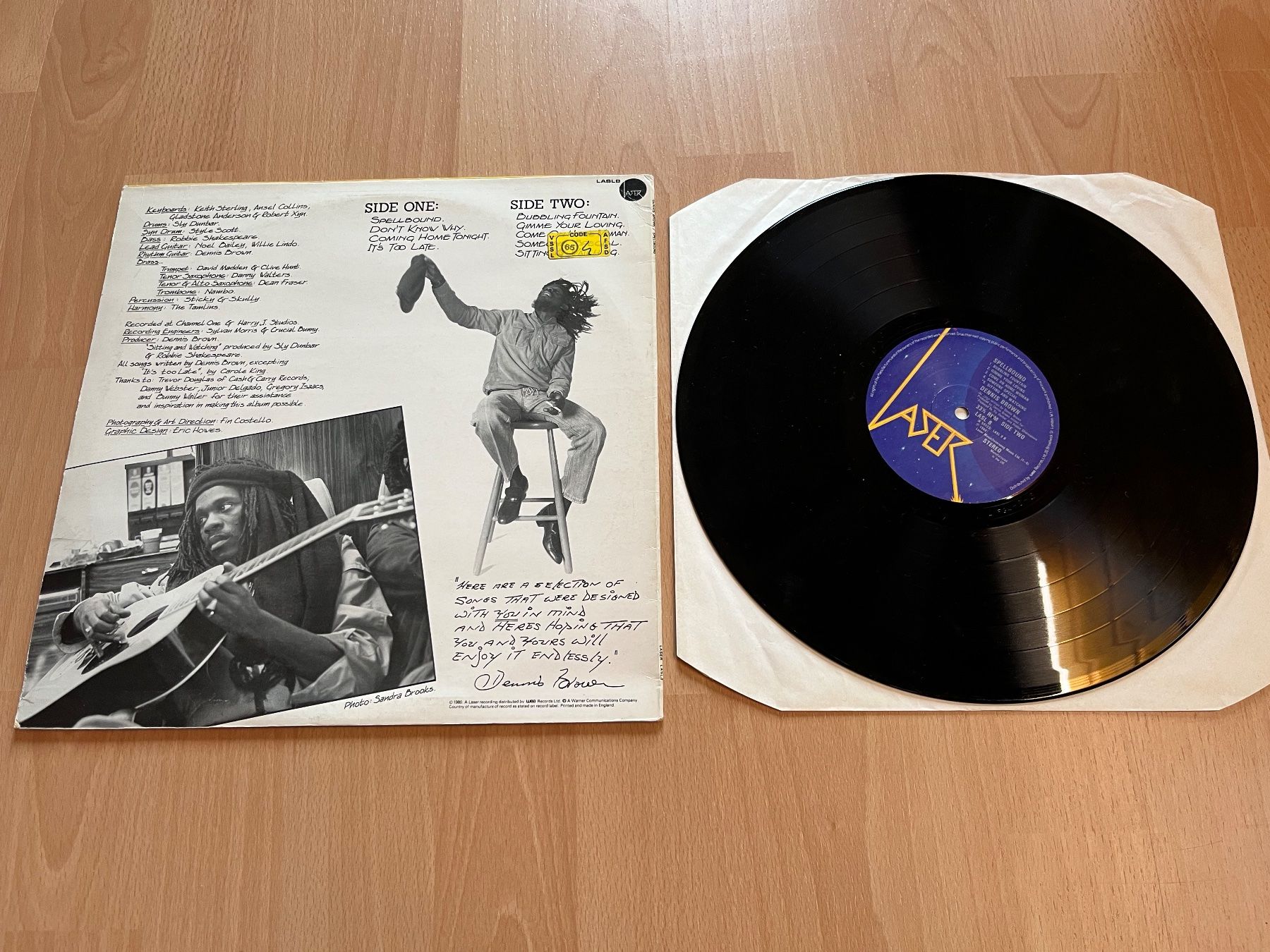 Schallplatten: Dennis Brown - Spellbound – Gebraucht aus Giebenach von Wurlitzer70 1