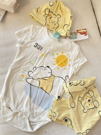 Disney Baby Summer Set, 3-Piece, Winnie the Pooh, New!