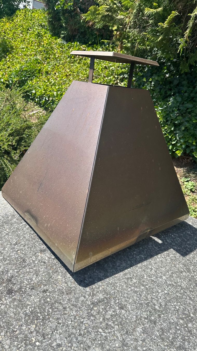Grils: Chromstahl Kamin für Gartenchemineé ohne Unterbau – D'occasion à Eschenbach LU par Duc847 1