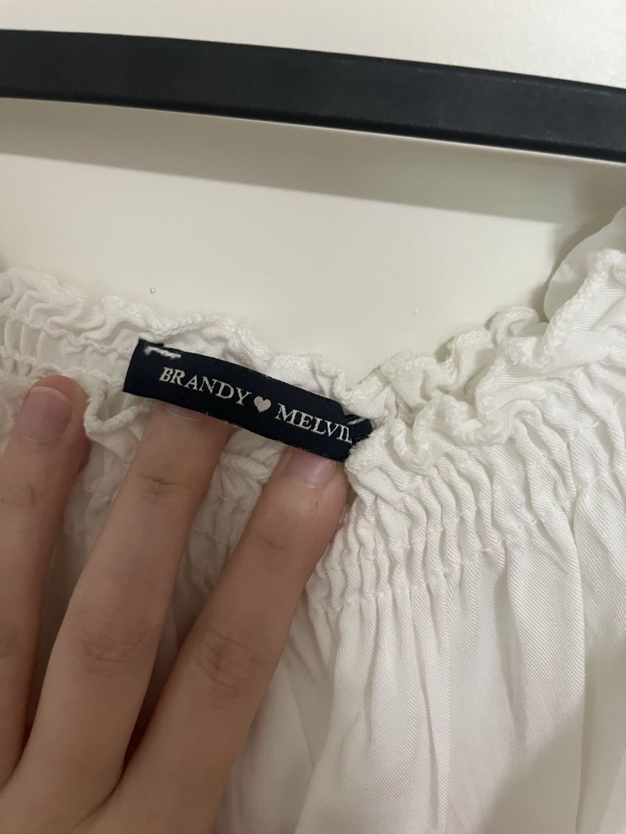 Brandy Melville Camicette: white brandy melville blouse – Nuovo (secondo la descrizione) da Füllinsdorf venduto da si.ja.35 1