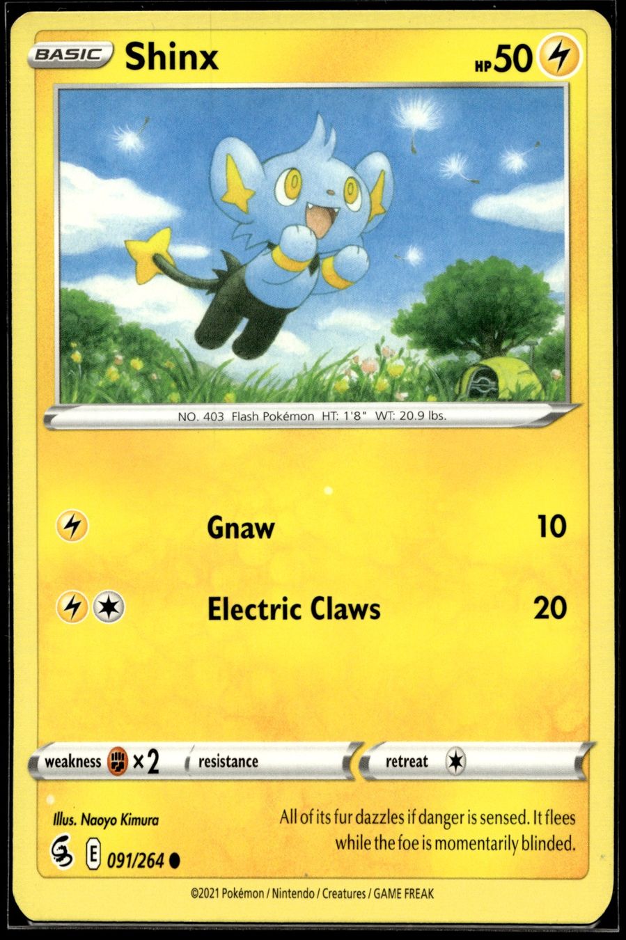 Pokémon Carte collezionabili: Shinx (FST EN 091/264) – Usato da Affoltern am Albis venduto da Chiesa_5