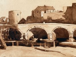 Emma Mertz (1880 -1937) Aquarell Original