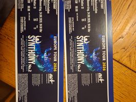 2 Tickets Synthony Hallenstadion 24.09.2026 Sektor X1