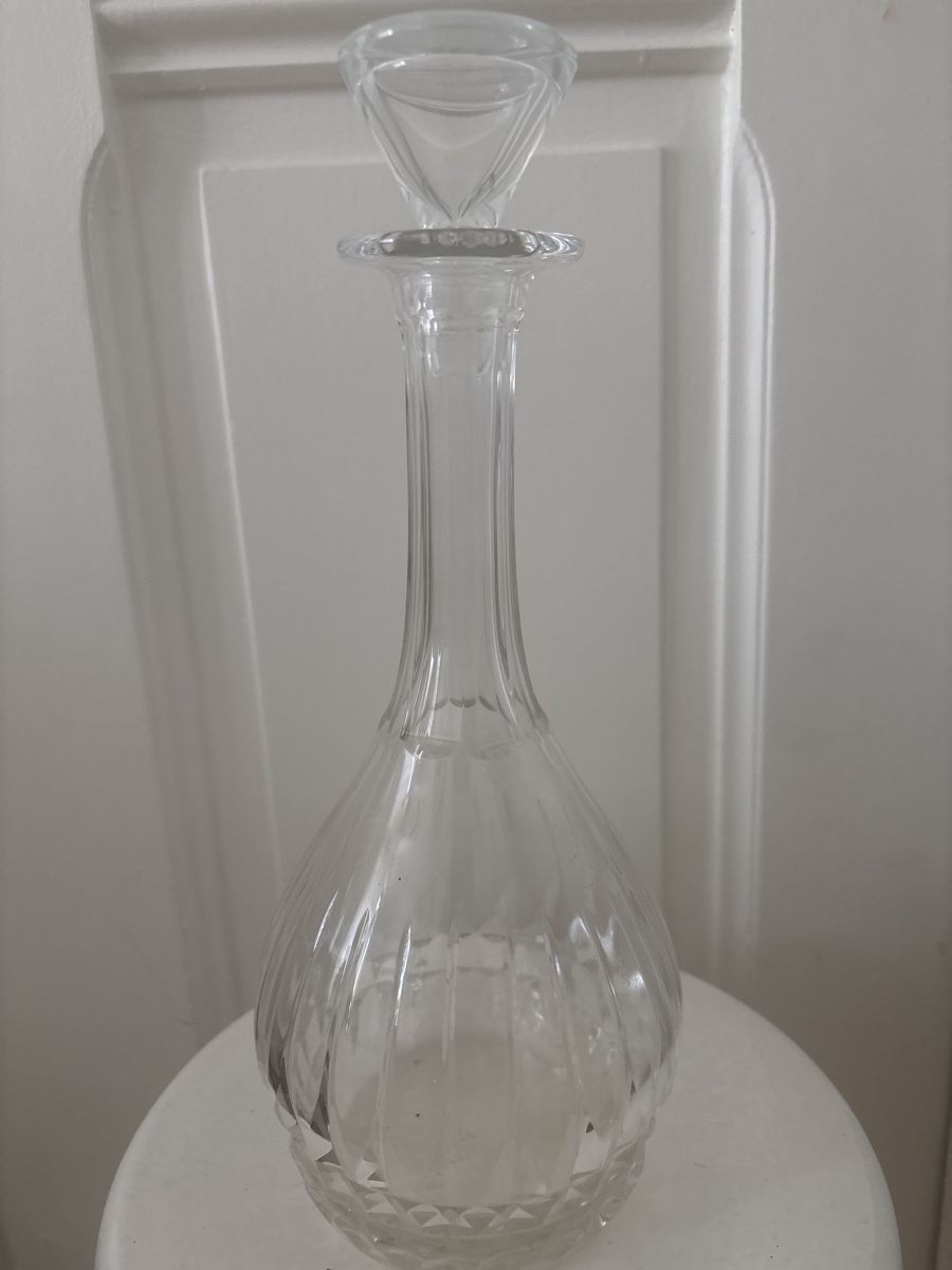 Lambert Caraffe: Carafe en cristal taillé Val St Lambert – Usato da Genève venduto da ati_tj8f 2