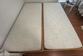 Deux matelas de lit, 90x200cm, bon état