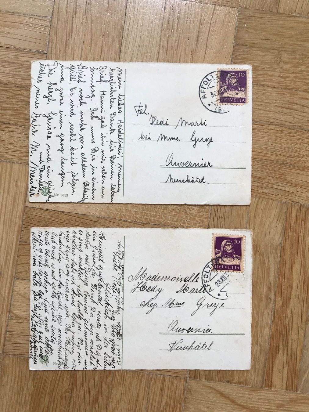 Tous les timbres: 1931, 2 Flugkarten – D'occasion à stäfa par brandy66 1