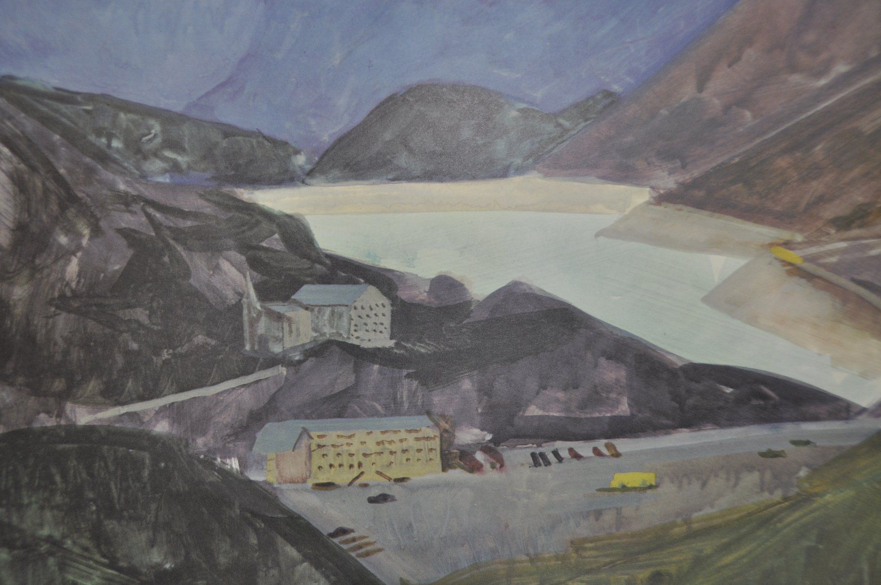 Foto & Immagini: Schulwandbild 156 Passlandschaft Albert Chavaz SONDERPREIS – Usato da Härkingen venduto da sammelbecken