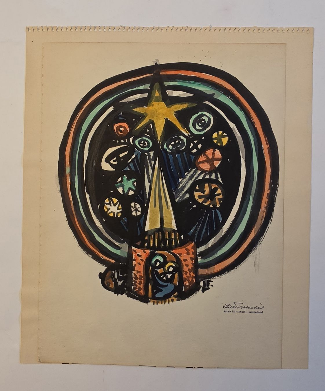 Dipinti: Lill Tschudi Original,  29cmx24cm handmonogrammiert! – Usato da Emmenbrücke venduto da Kunstankaufverkauf