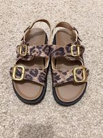 Leopard Sandalen Gr. 39 (eher klein geschnitten)  neu