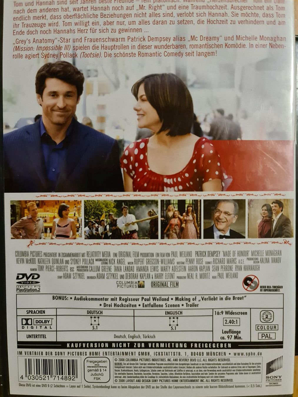 Tutti i DVDs: Verliebt in die Braut – Usato da Dintikon venduto da Vexi 1