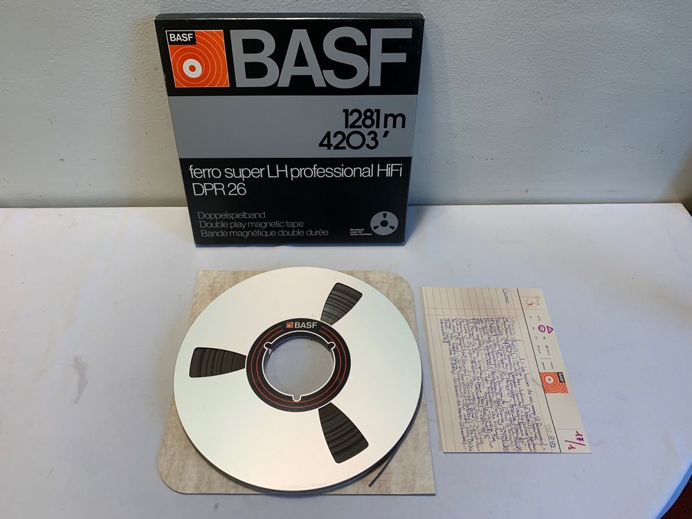 Bande magnétique Basf DPR26 Métal (D'occasion) à Geneve pour CHF 21