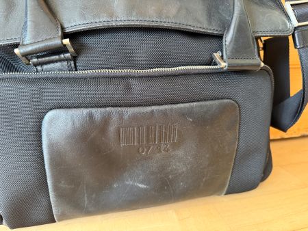 0714 Leder Tasche Business Tasche schwarz Handtasche 07 14