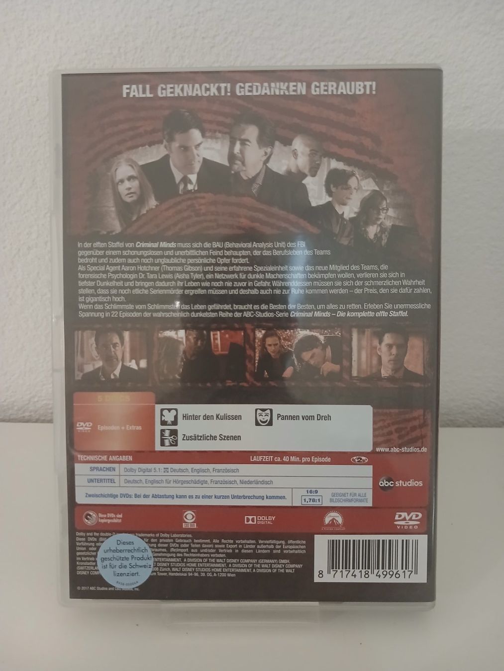 Tous les DVDs: Criminal Minds-Staffel 11 – D'occasion à St. Margrethen SG par SamusAran 1