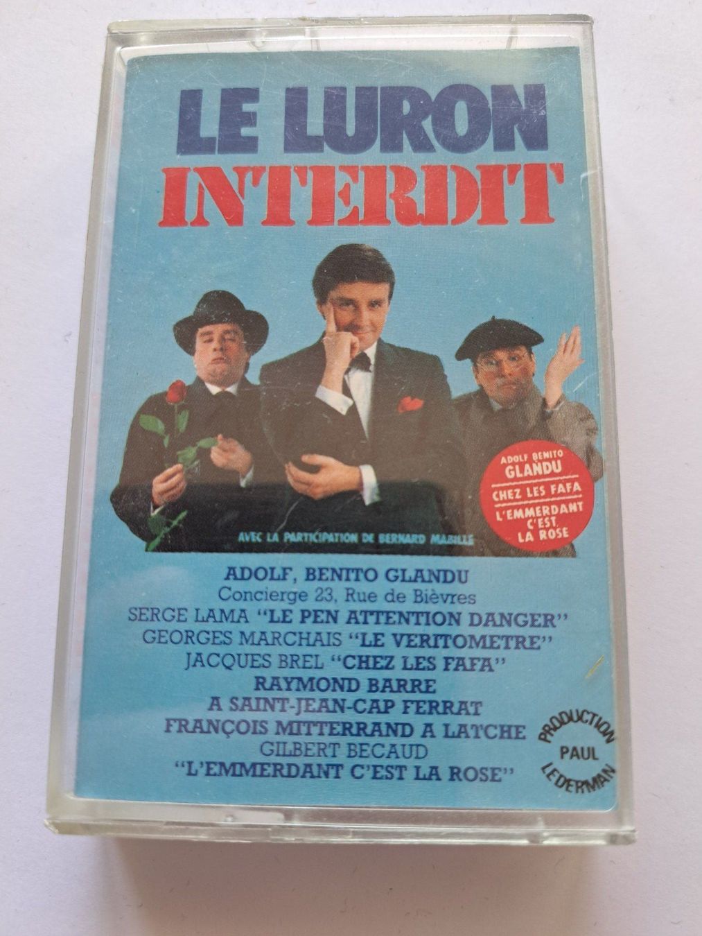 Cassettes audio: Cassette Thierry Le Luron - Interdit  – D'occasion à Pully par bro_n52j