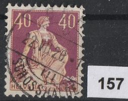 Helvetia mit Schwert, Nr. 112, Schwertklinge unterbrochen