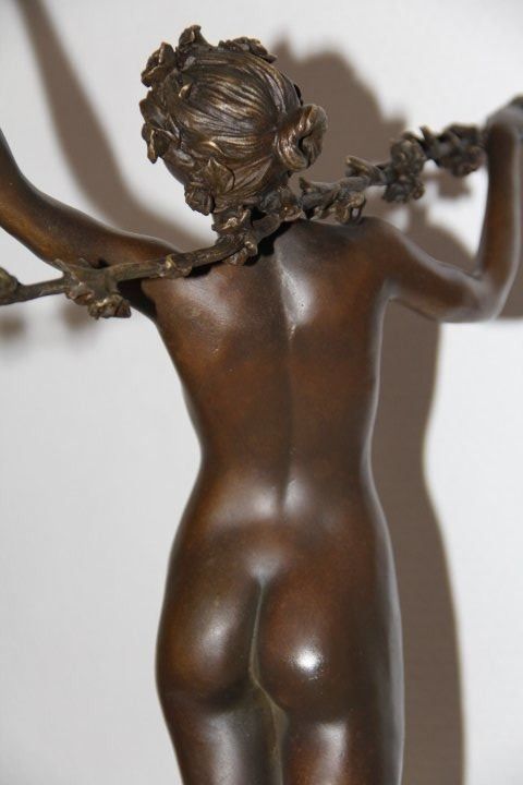 Sculture & Statue: Sculpture en bronze sur socle marbre . – Usato da Praz (Vully) venduto da pikuluka1 7