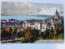 Lausanne et le Pont Bressieres