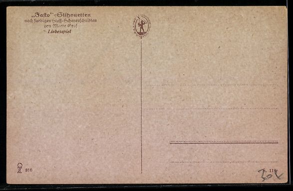 Cartoline postali: Marte Graf: Verlorenes Schachspiel, Sche – Usato da Berlin venduto da bartko-reher 1
