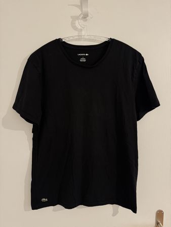 Lacoste Herren T-Shirt Schwarz, Grösse XL fit L- Top