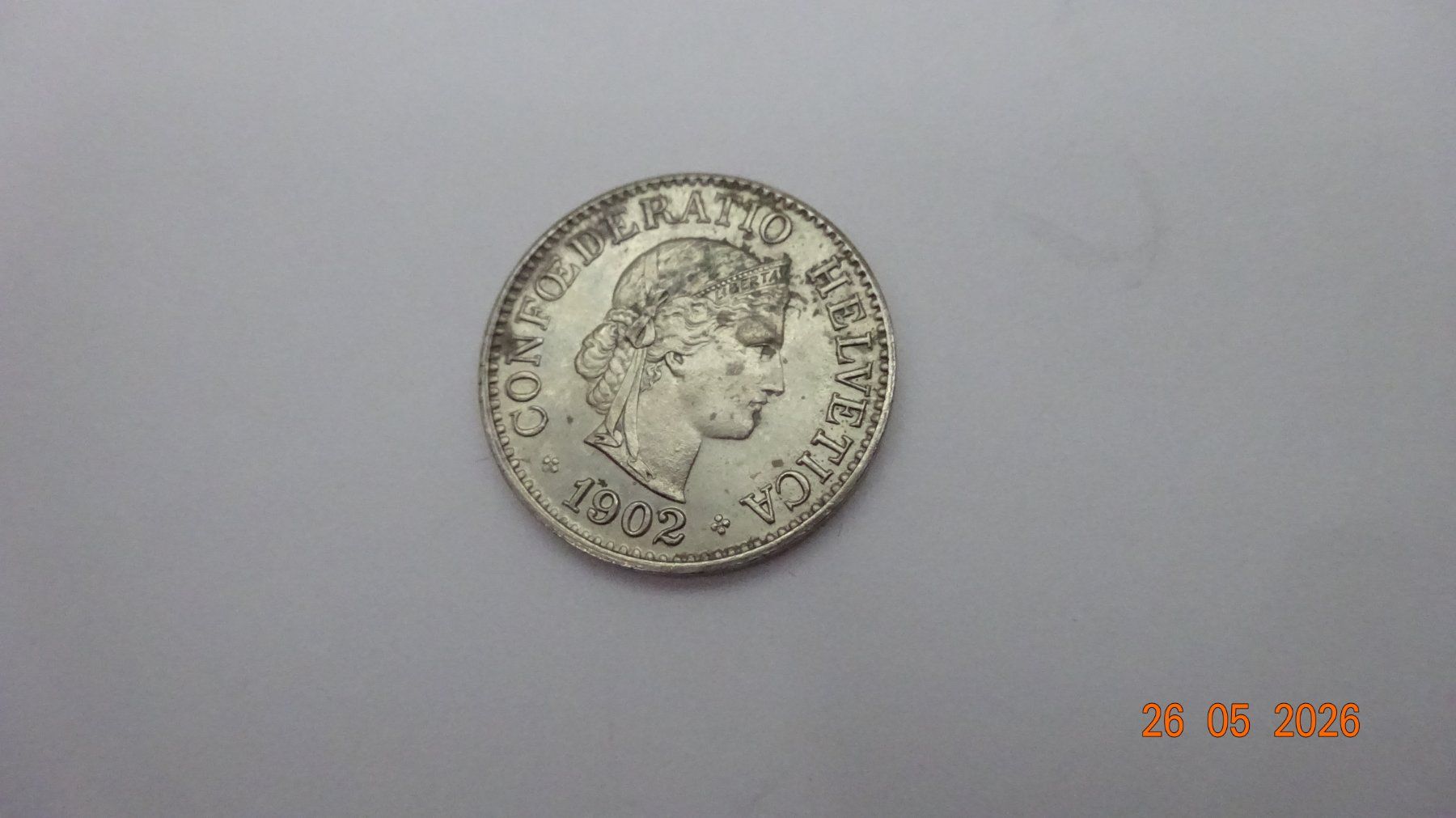 Tutti le monete: 10 Rappen 1902 Unz. – Usato da bassecourt venduto da Oursvert