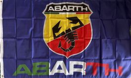 Abarth Fahne 150 x 90 cm Italien Tuning 500 695 595 Tricolor