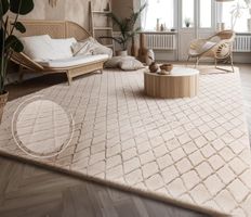 SUPER PREIS ▶️  200x280 cm FLAUSCHIGER moderner Teppich!